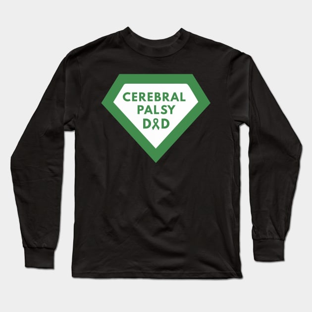 Cerebral Palsy dad Long Sleeve T-Shirt by senpaistore101